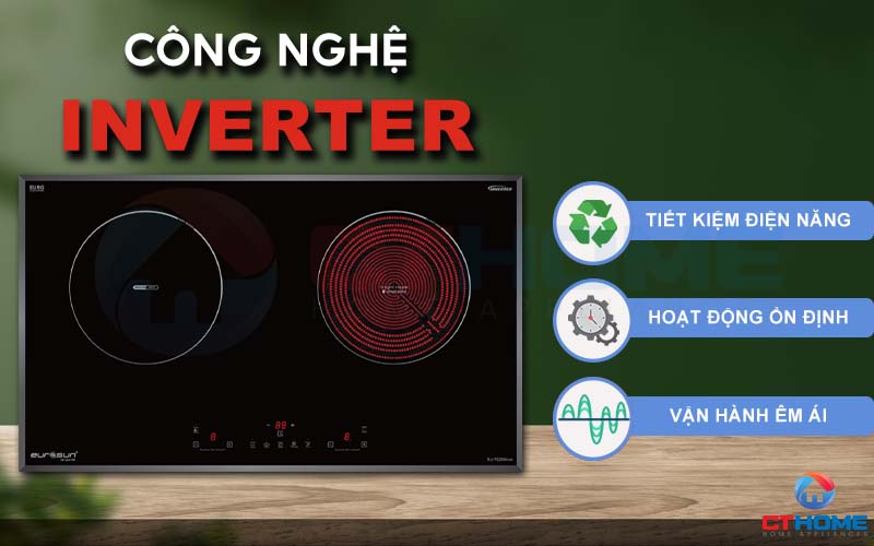 Công nghệ INVERTER duy trì công suất ổn định, tiết kiệm điện