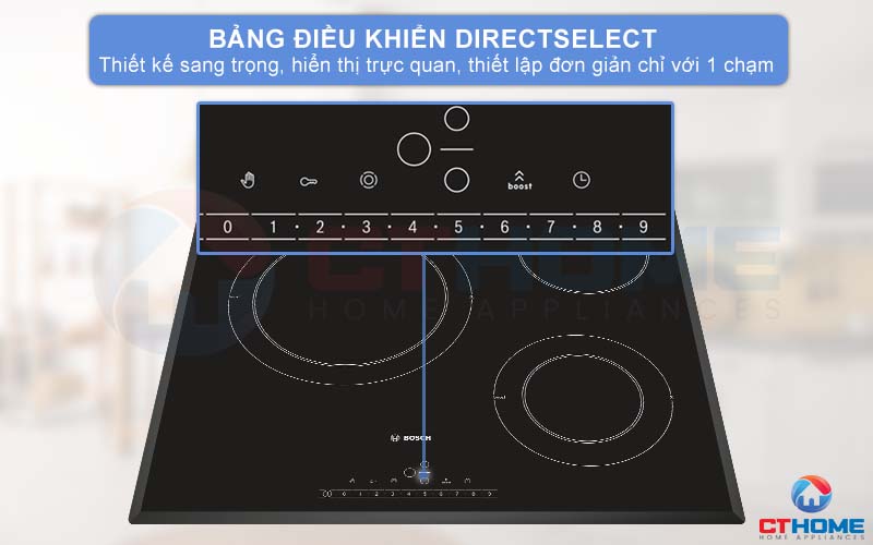 Bảng điều khiển hiển thị trực quan, thiết lập nhanh chóng với một lần chạm.