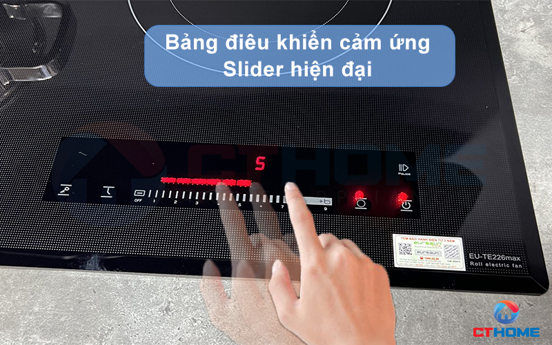 Bảng điều khiển cảm ứng Slider hiển thị trực quan dễ dàng thao tác