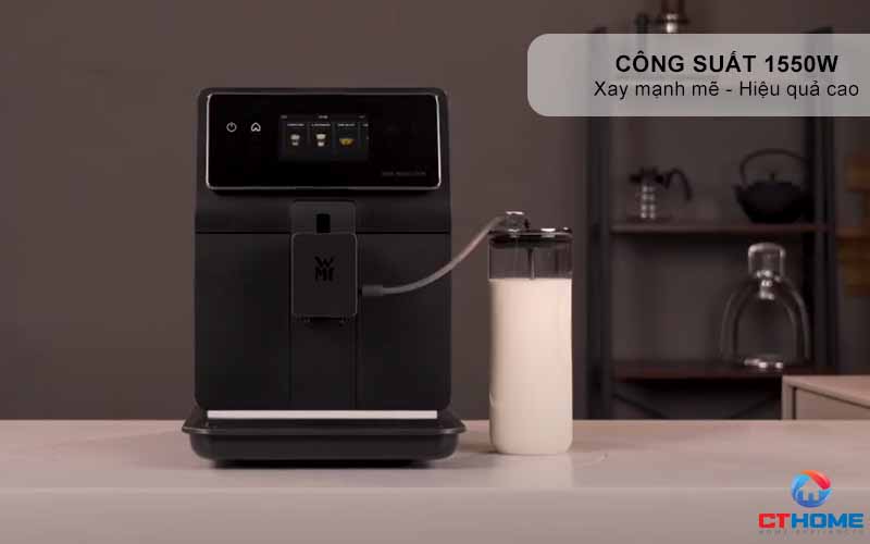 MÁY PHA CÀ PHÊ TỰ ĐỘNG CP855815  - ESP FA WMF PERF 890L BLK STEEL EU  CP855815ESPFAWMFPERF890LBLKSTEELEU 2