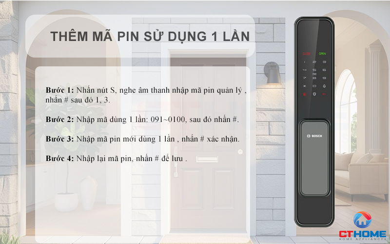 Thêm thẻ sử dụng 1 lần 