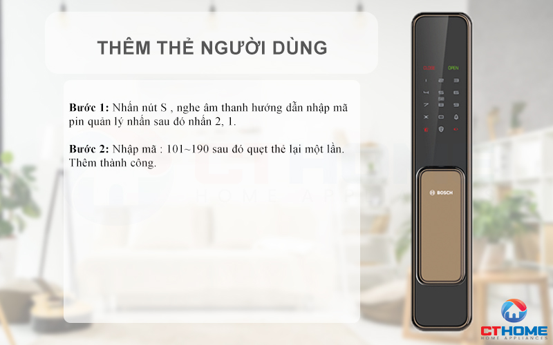 Thêm thẻ người dùng 