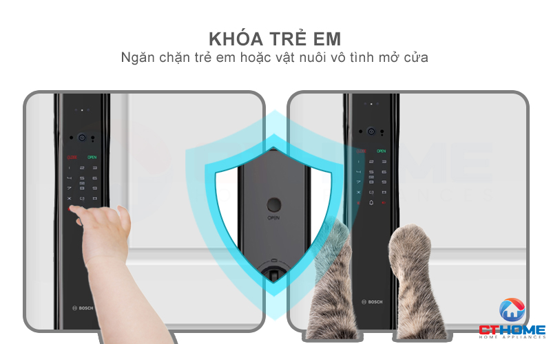 KHÓA ĐIỆN TỬ BOSCH EL800VF NHẬN DIỆN KHUÔN MẶT MÀU ĐEN 15