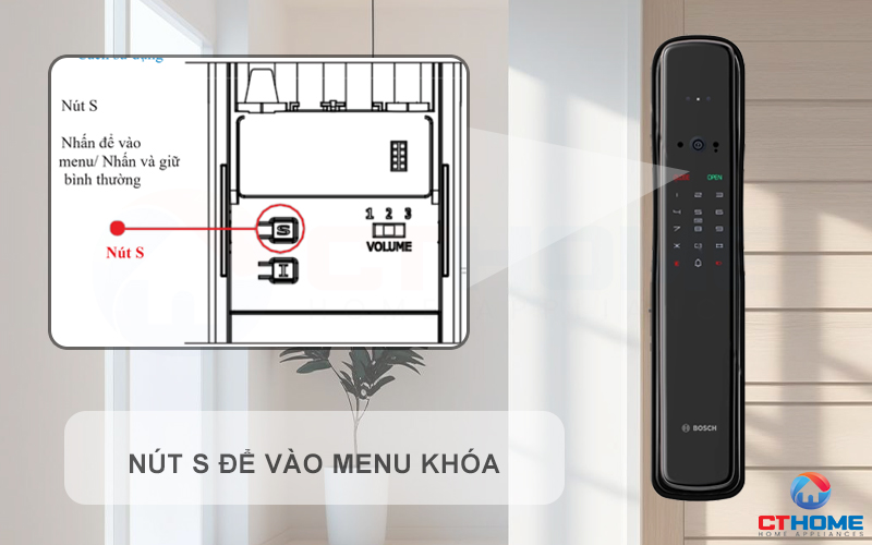 KHÓA ĐIỆN TỬ BOSCH EL800VF NHẬN DIỆN KHUÔN MẶT MÀU ĐEN 6