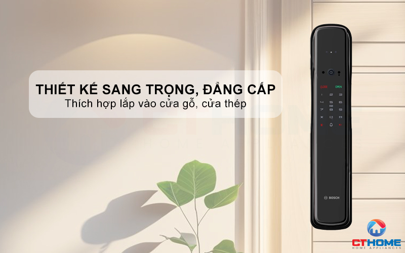 KHÓA ĐIỆN TỬ BOSCH EL800VF NHẬN DIỆN KHUÔN MẶT MÀU ĐEN 1