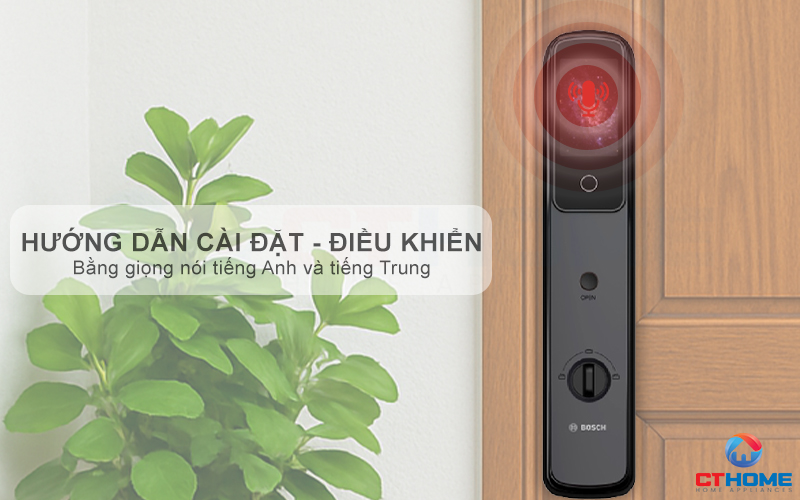 KHÓA ĐIỆN TỬ BOSCH EL800VF NHẬN DIỆN KHUÔN MẶT MÀU XÁM 14