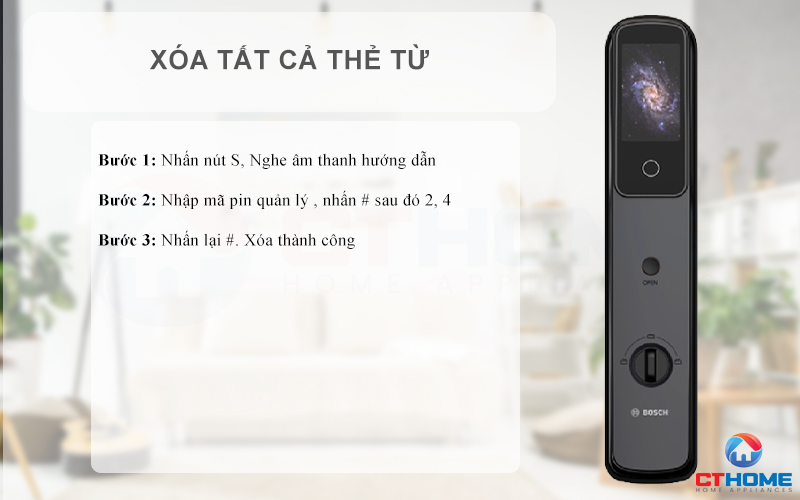 KHÓA ĐIỆN TỬ BOSCH EL800VF NHẬN DIỆN KHUÔN MẶT MÀU XÁM 13