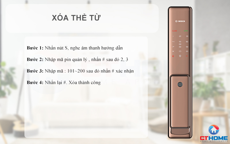 xóa thẻ 