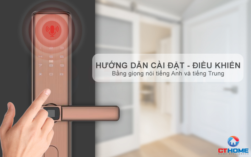 Hướng dẫn bằng giọng nói (Tiếng Anh và Tiếng Trung) hỗ trợ cài đặt và điều khiển