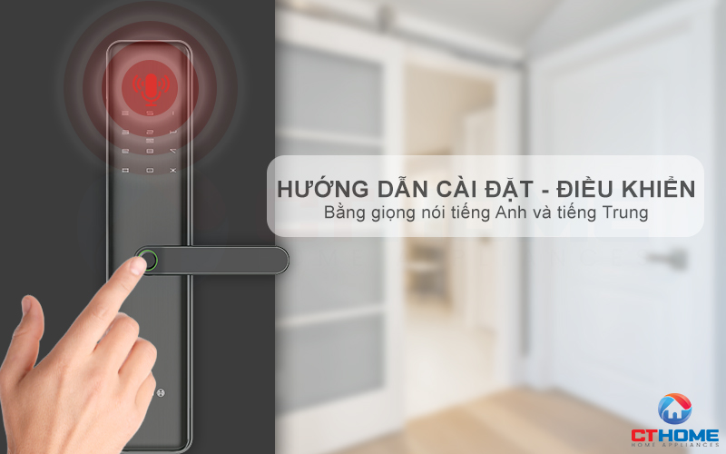 Hướng dẫn giọng nói bằng tiếng Anh hoặc tiếng Trung