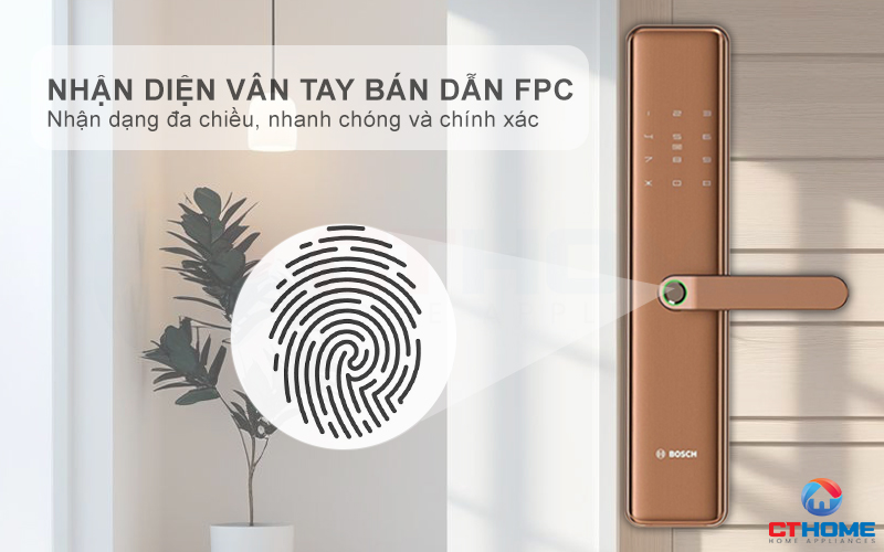 Công nghệ nhận diện vân tay bán dẫn FPC cao cấp, nhanh chóng