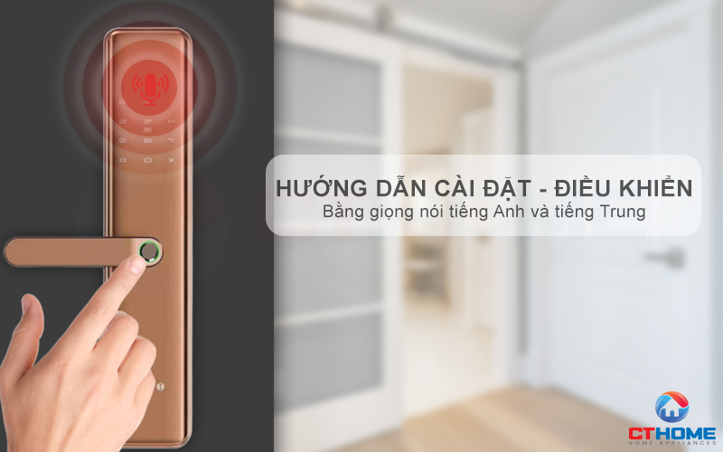 Hướng dẫn giọng nói bằng tiếng Anh hoặc tiếng Trung