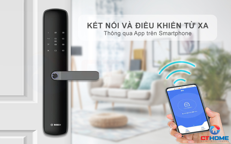 Kết nối và điều khiển từ xa khóa vân tay Bosch ID60 thông qua App Tmall