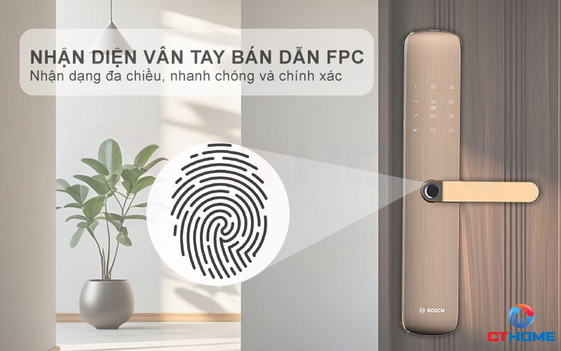 Công nghệ nhận diện vân tay bán dẫn FPC cao cấp, nhanh chóng