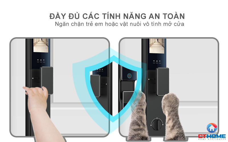 HOÁ CỬA THÔNG MINH AVOLOCK AL 75TFV CẢM BIẾN VÂN TAY, KHUÔN MẶT AL75TFV 9