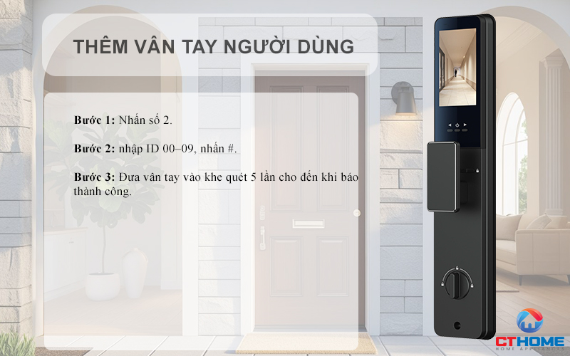 HOÁ CỬA THÔNG MINH AVOLOCK AL 75TFV CẢM BIẾN VÂN TAY, KHUÔN MẶT AL75TFV 8