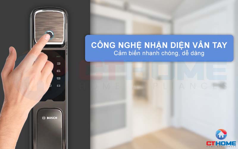 Công nghệ hiện đại nhận diện vân tay bán dẫn FPC với thiết kế cảm biến vân tay tương tự như trên điện thoại Iphone