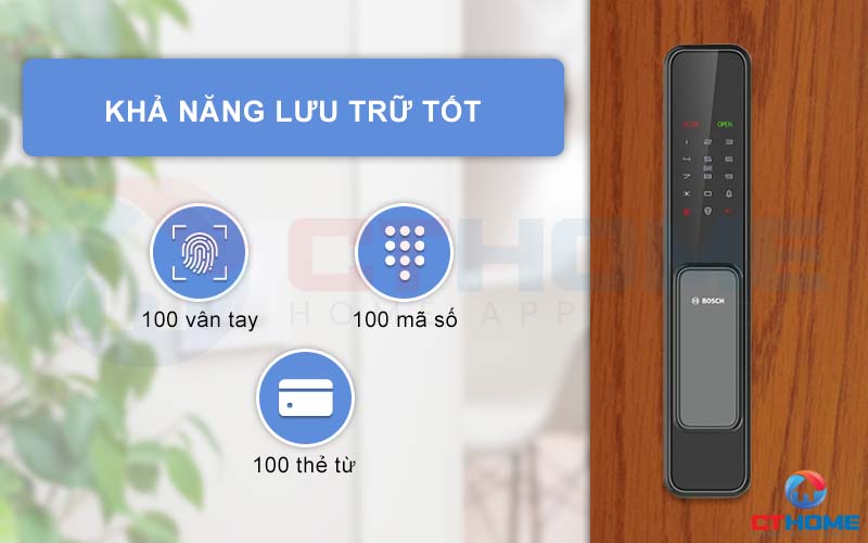 Khả năng lưu trữ thông tin tốt với đa dạng các loại thông tin