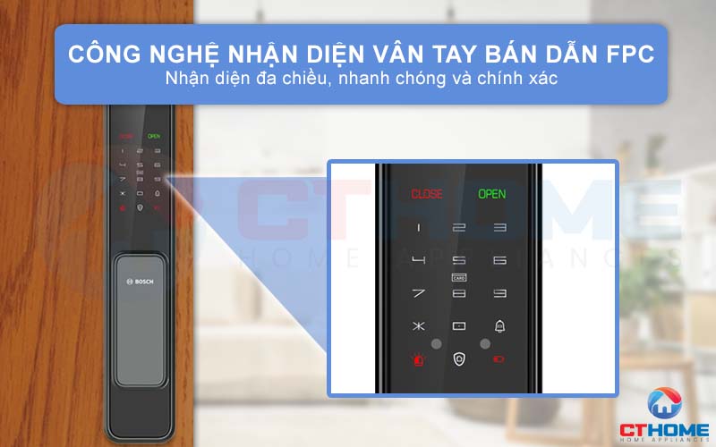 Công nghệ nhận diện vân tay bán dẫn FPC cao cấp, nhanh chóng