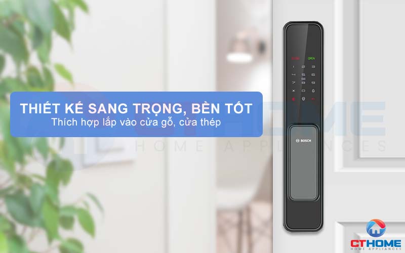 Thiết kế khóa điện tử Bosch EL600 sang trong và bền tốt