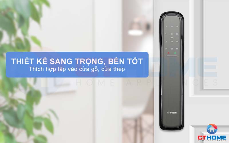 Khóa điện tử Bosch EL800A được thiết kế kiểu dáng sang trọng