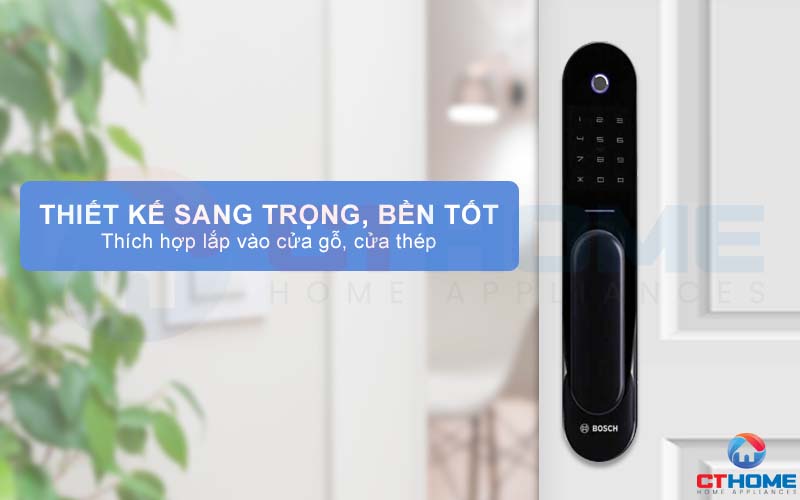 Khóa điện tử Bosch FU700 được thiết kế kiểu dáng sang trọng