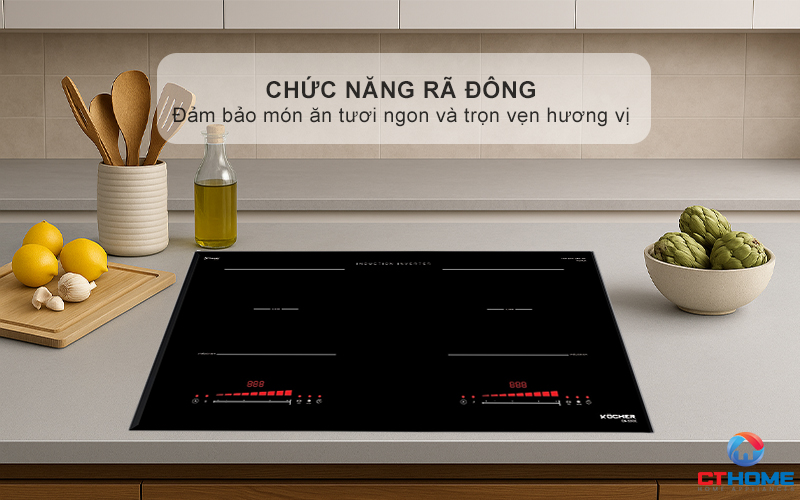 BẾP TỪ ĐÔI 2 VÙNG NẤU KOCHER DI-330E  DI330E 8