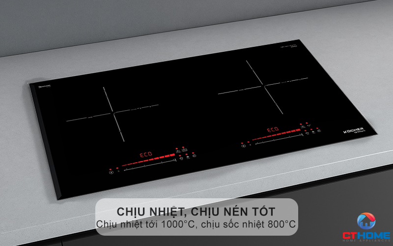 BẾP TỪ 2 VÙNG NẤU  KOCHER DI-332PRO MÀU ĐEN DI332PRO 5