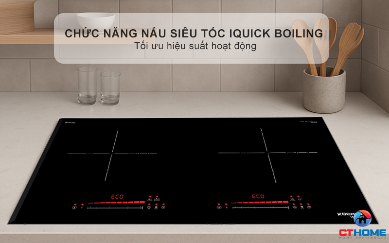 BẾP TỪ 2 VÙNG NẤU  KOCHER DI-332PRO MÀU ĐEN DI332PRO 8