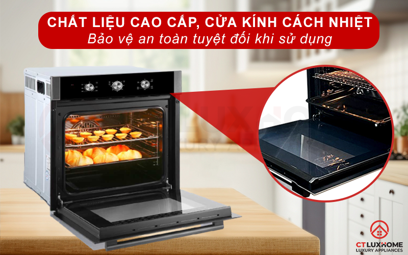 LÒ NƯỚNG ÂM TỦ EUROSUN EOV65ME 65 LÍT 6