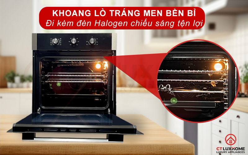 LÒ NƯỚNG ÂM TỦ EUROSUN EOV65ME 65 LÍT 4