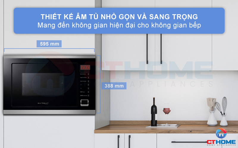 LÒ VI SÓNG TÍCH HỢP NƯỚNG EUROSUN MWO-30EUR 28 LÍT MWO30EUR 1