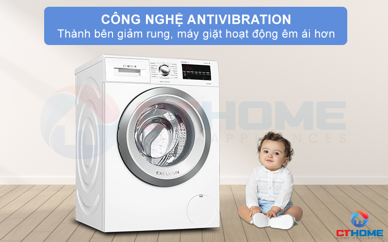 Mọi hoạt động đều êm ái nhờ trang bị công nghệ AntiVibration