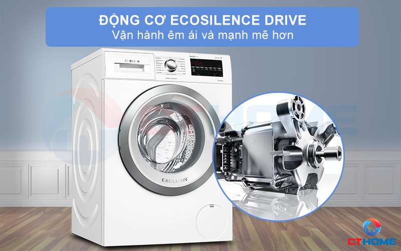 Vận hành máy mạnh mẽ và êm ái hơn nhờ động cơ EcoSilence Drive