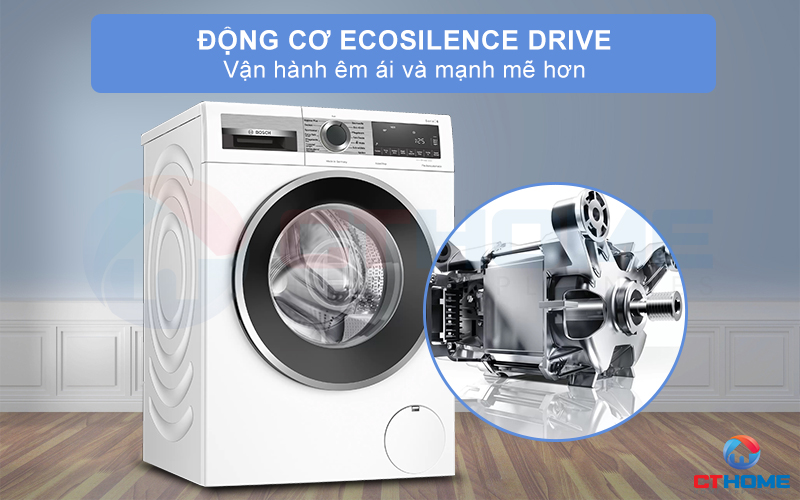 Vận hành máy mạnh mẽ và êm ái hơn nhờ động cơ EcoSilence Drive