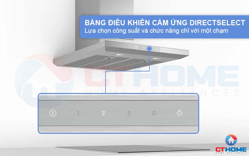 Bảng điều khiển DirectSelect lựa chọn công suất và chức năng với một chạm