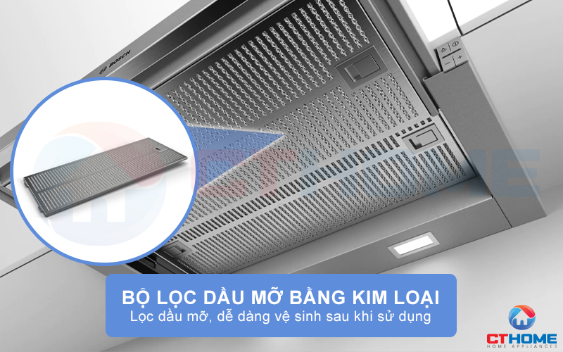 Đảm bảo hiệu suất hút tối đa với bộ lọc dầu mỡ bằng kim loại