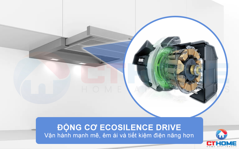 Động cơ EcoSilence Drive hỗ trợ vận hành mạnh mẽ và êm ái