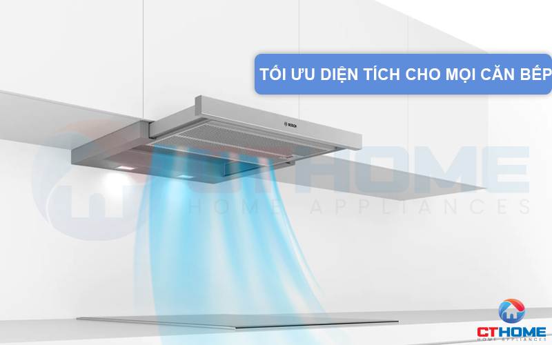 Tối ưu hiệu quả hút hơn cho căn bếp với mọi diện tích khác nhau