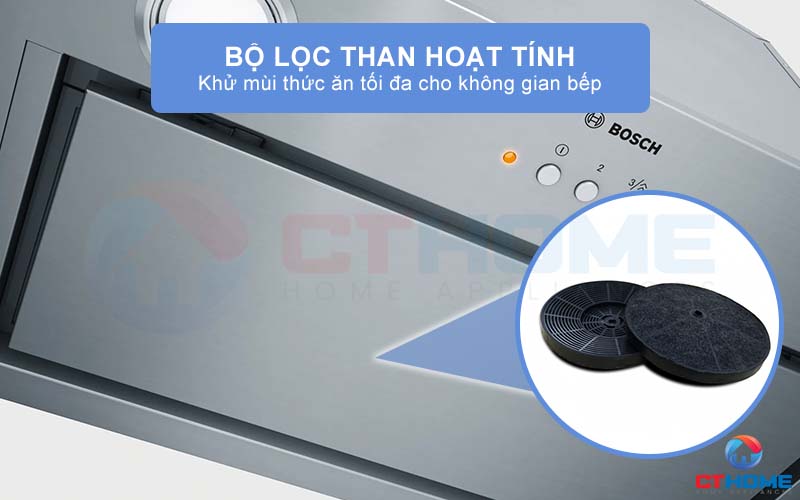 Tích hợp chế độ hút tuần hoàn bằng than hoạt tính