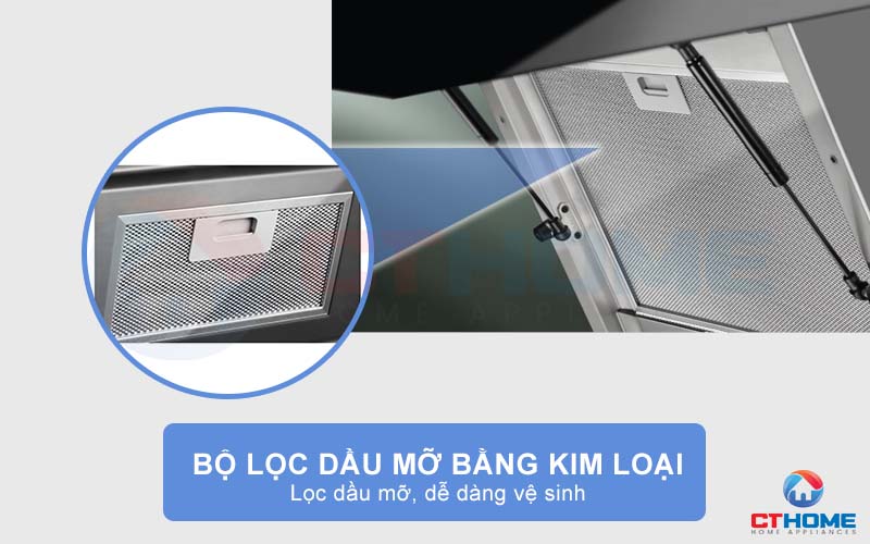 Đảm bảo hiệu suất hút tối đa với bộ lọc mỡ bằng kim loại