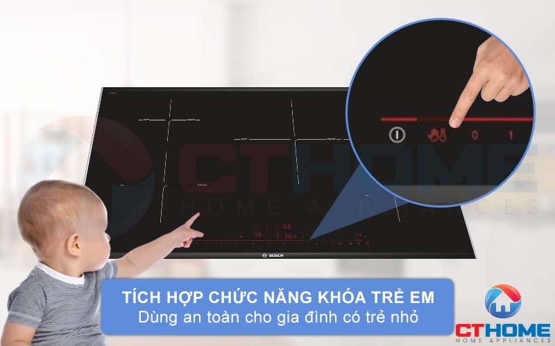 Khóa trẻ em khóa tạm thời bảng điều khiển, an toàn cho trẻ nhỏ.