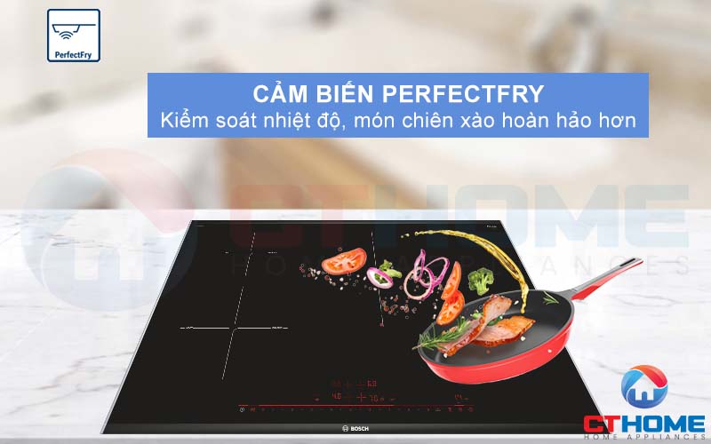 Cảm biến Perfect Fry cho món chiên xào trở nên hoàn hảo hơn.