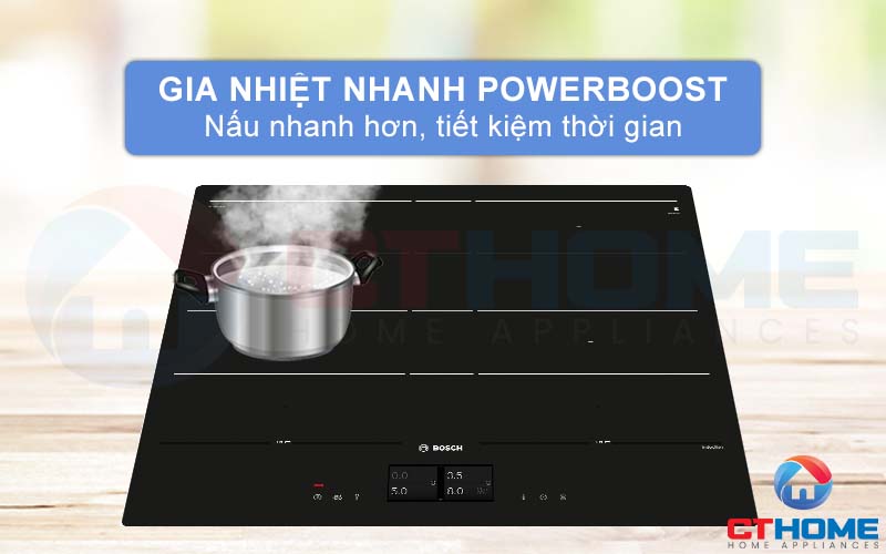 Tiết kiệm đến 35% thời gian khi kích hoạt thêm gia nhiệt nhanh PowerBoost.