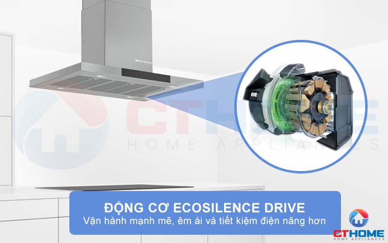 Động cơ EcoSilence Drive hỗ trợ vận hành mạnh mẽ và êm ái