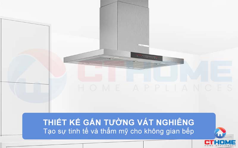 Máy hút mùi Bosch DIB98JQ50 thiết kế độc lập tinh tế, tạo điểm nhấn cho không không gian bếp