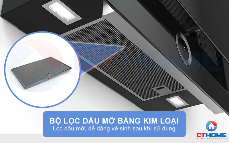 Đảm bảo hiệu suất hút tối đa với bộ lọc mỡ bằng kim loại