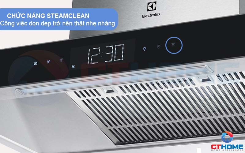 Steam Clean tự động thông báo cho người dùng cần làm sạch bằng hơi nước