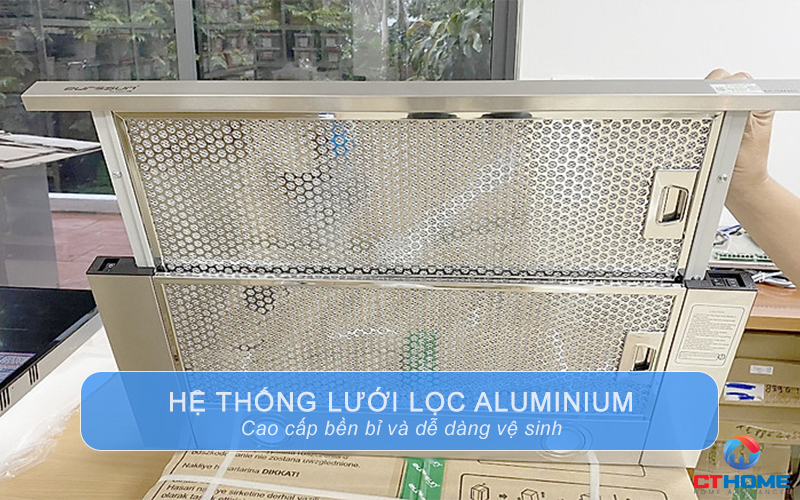 Hệ thống lưới lọc nhôm Aluminium cao cấp bền bỉ và dễ dàng vệ sinh