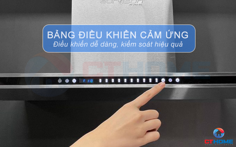 Bảng điều khiển cảm ứng quang lựa chọn chức năng và công suất một chạm